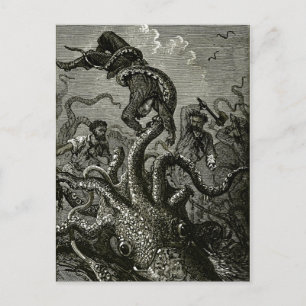 Kraken from 20000 Leagues Under the Sea Postcard
