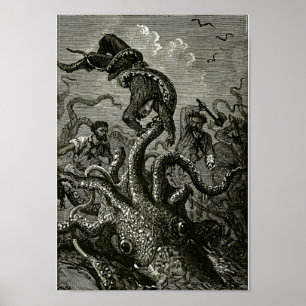 Kraken from 20000 Leagues Under the Sea Poster
