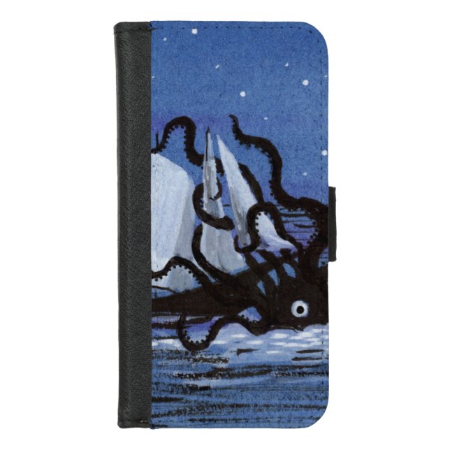 Kraken iPhone Wallet Case (Front)