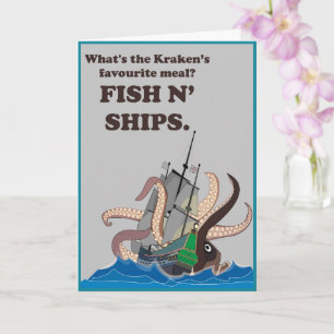 KRAKEN JOKE. CARD
