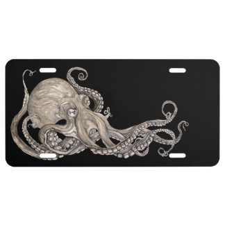 Kraken License Plate