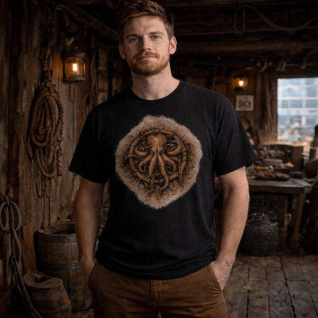 Kraken Mark Pirate Sigil T-Shirt (Creator Uploaded)