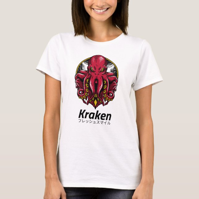 Kraken Octopus Mythology T-Shirt (Front)