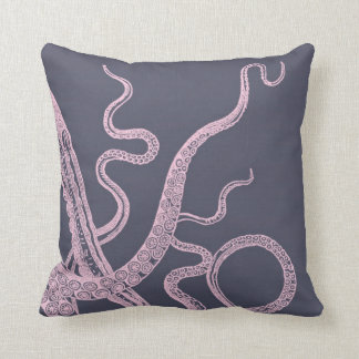 Kraken Octopus Purple Sea Monster pillow