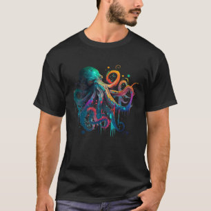 Kraken Octopus Sailing Ocean 2 T-Shirt