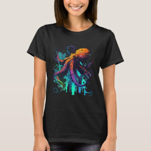 Kraken Octopus Sailing Ocean T-Shirt