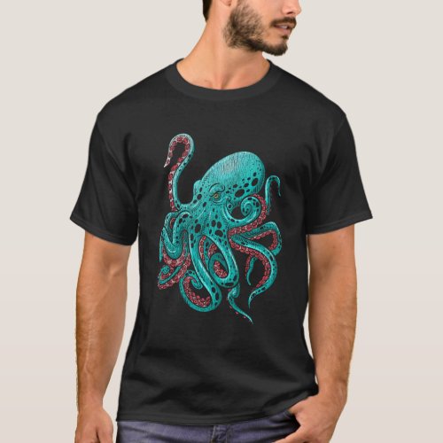 Kraken Octopus T_Shirt