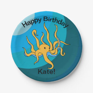 Kraken Paper Plates