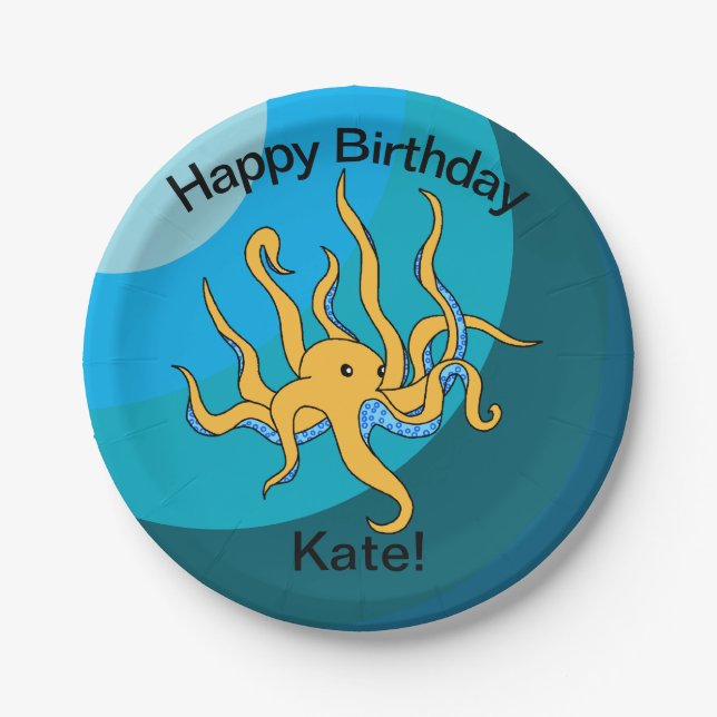 Kraken Paper Plates (Front)