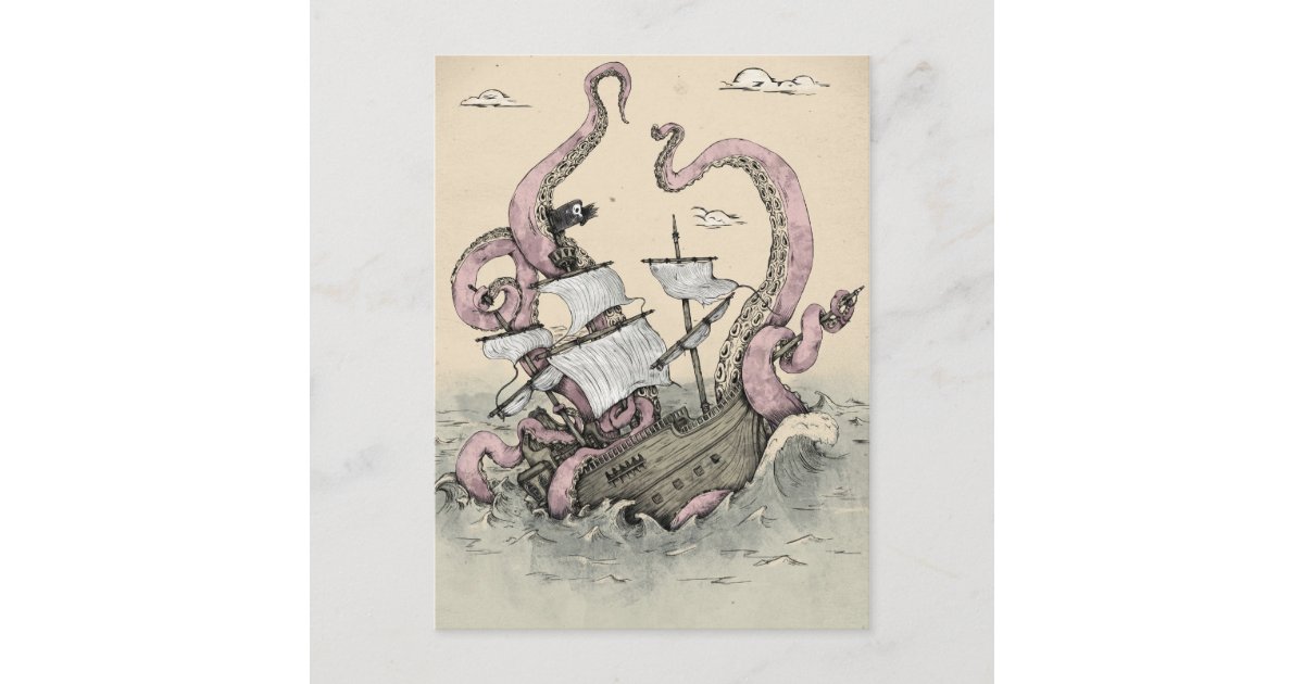 Kraken Postcard | Zazzle