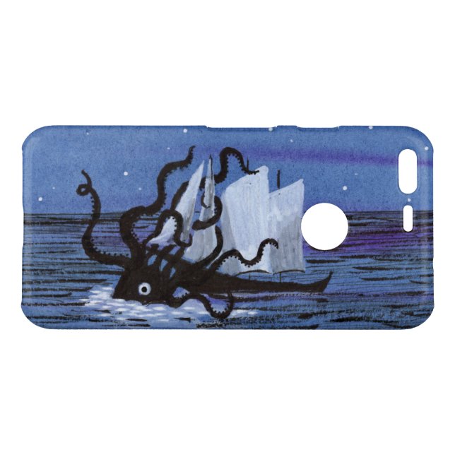 Kraken Uncommon Google Pixel Case (Back (Horizontal))