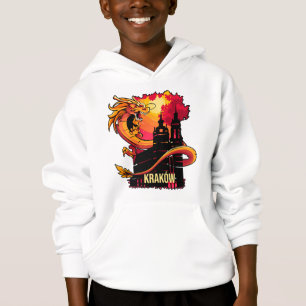Krakow Dragon Polish Legend City Art Hoodie