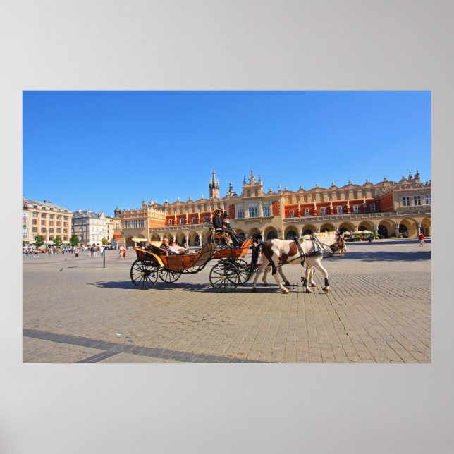 Krakow, Main Market, Poland Poster (Front)