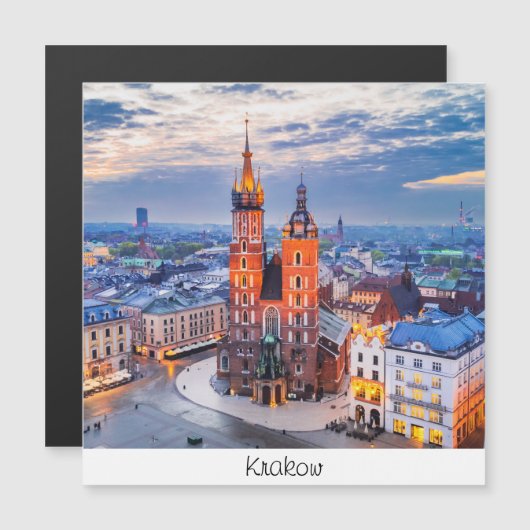 Krakow night in Poland (Front/Back)