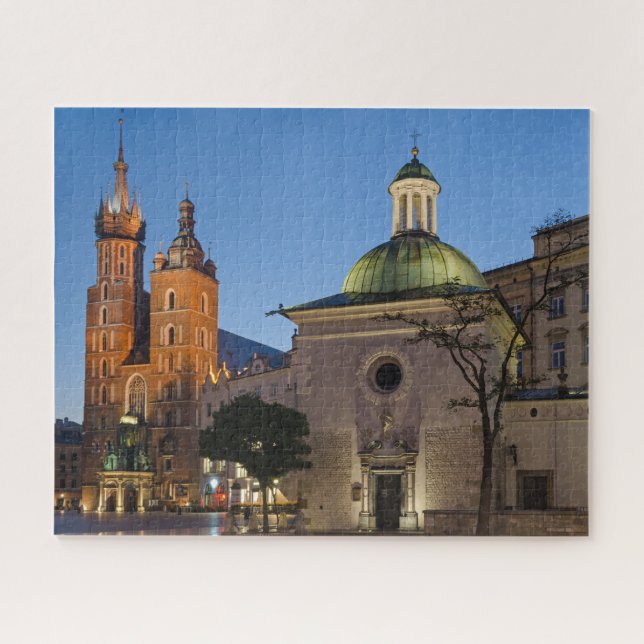 Krakow Old Town Architecture Puzzle (Horizontal)