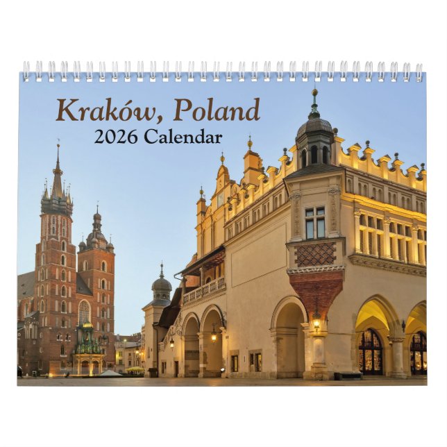 Krakow Poland 2026 Calendar (Cover)