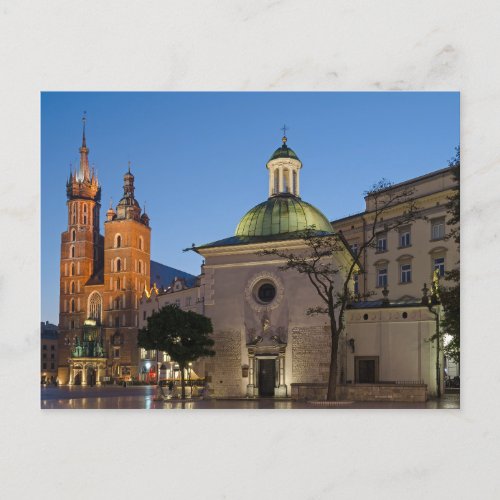 Krakow Poland Basilica Postcard