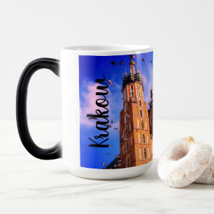 Krakow, Poland, beautiful mug with birds