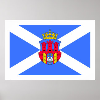 Krakow, Poland flag Poster