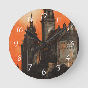 Old Town Wall Clocks | Zazzle