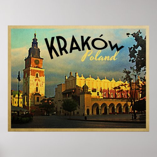 Krakow Poland Poster