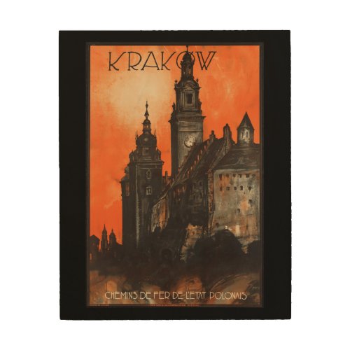 Krakow Poland _ Vintage Polish Travel Poster