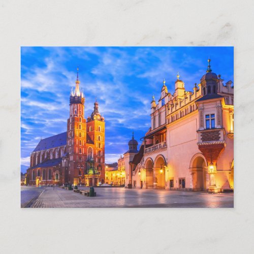 Krakow postcard Poland Postcard