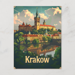 Krakow Vintage Postcard