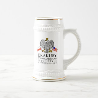 Krakusy Polish American Society Beer Stein