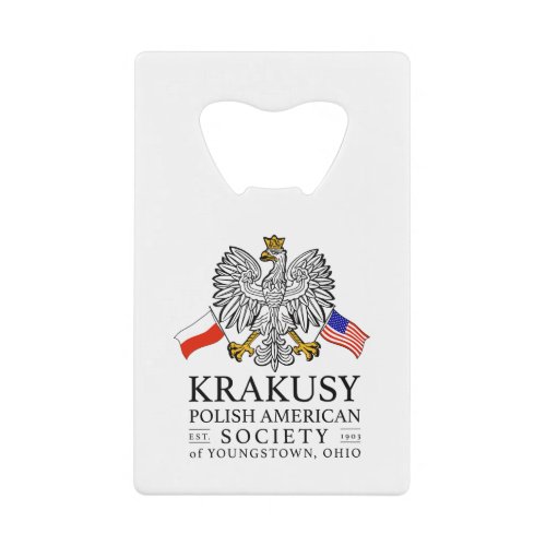 Krakusy Polish American Society Bottle Opener
