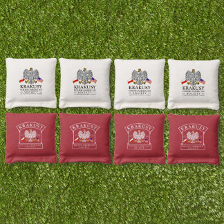 Krakusy Polish American Society Cornhole Bags