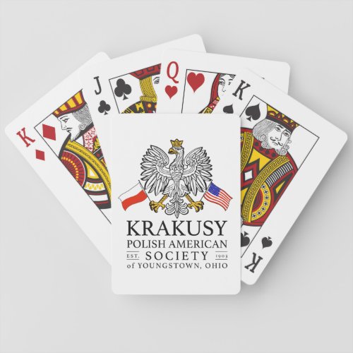 Krakusy Polish American Society Playing Cards