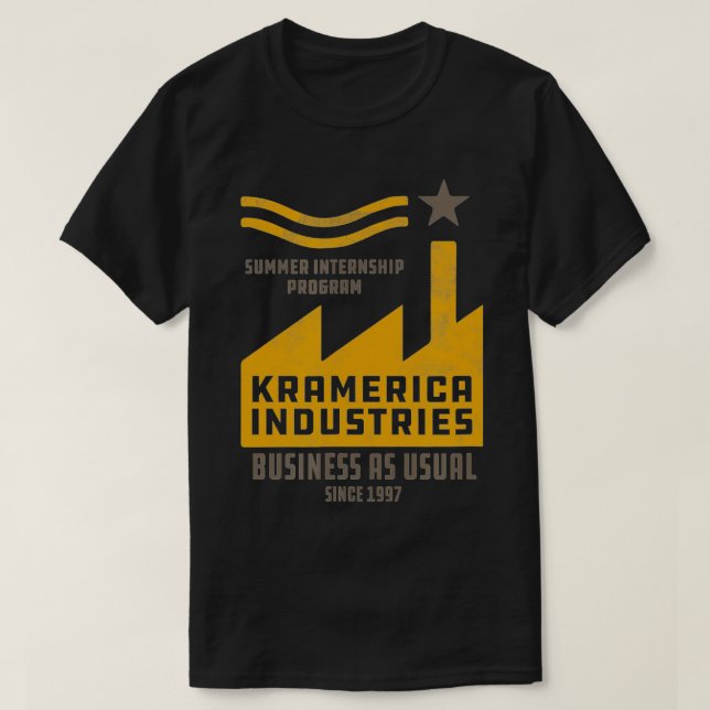 Kramerica Industries Summer Internship Program [di T-Shirt (Design Front)