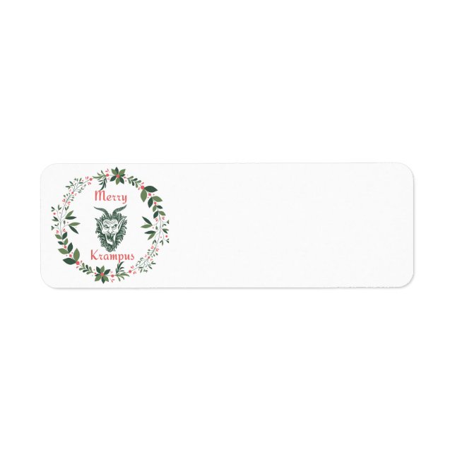 Krampus address labels (Front)