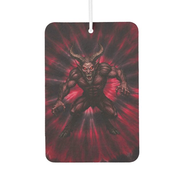 Krampus Air Freshener (Front)