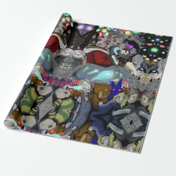 Krampus And Demons Wrapping Paper by UndefineHyde at Zazzle
