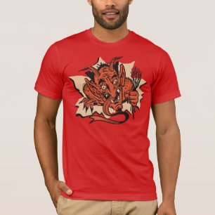 Krampus Busting through your shirt