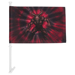 Krampus Car Flag