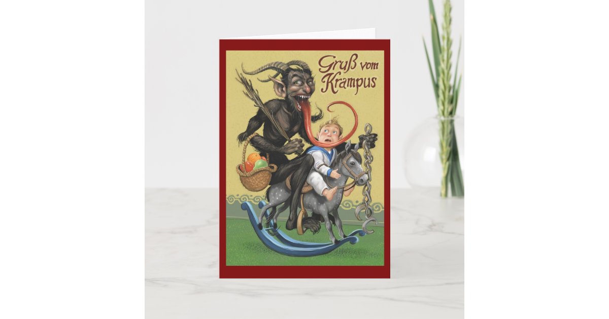 Krampus Card | Zazzle