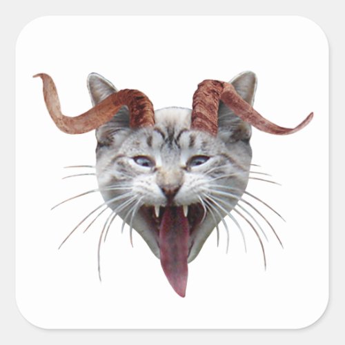 Krampus Cat Sticker