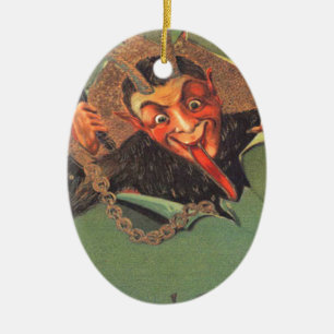 Krampus Ceramic Ornament