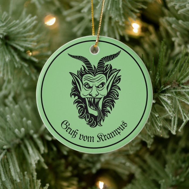 Krampus Ceramic Ornament (Tree)