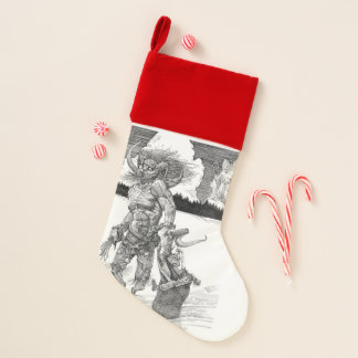 Krampus Christmas2 Christmas Stocking