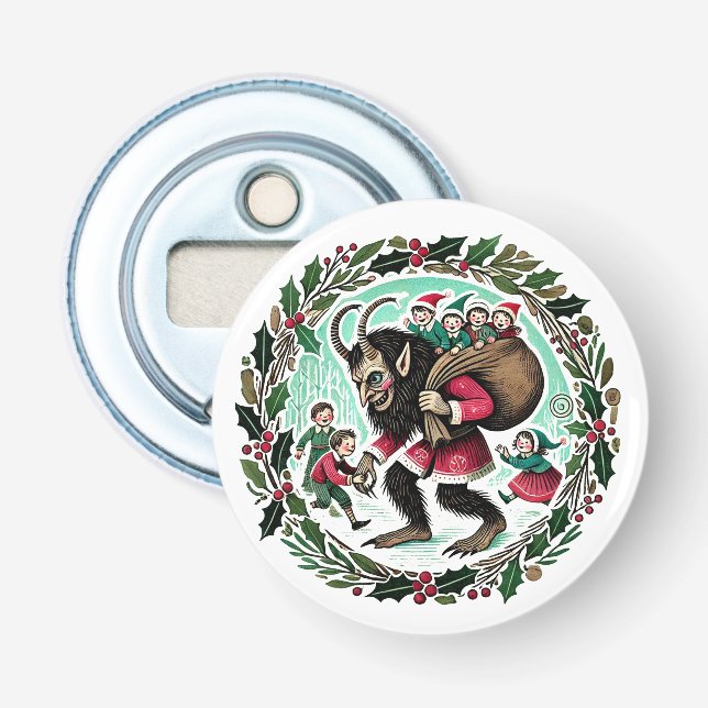 Krampus Christmas                                  Bottle Opener (Front)