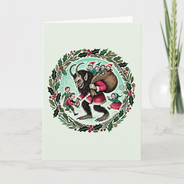 Krampus Christmas                                  Card (Front)