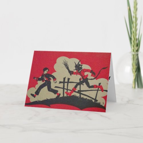 KRAMPUS CHRISTMAS CARDS