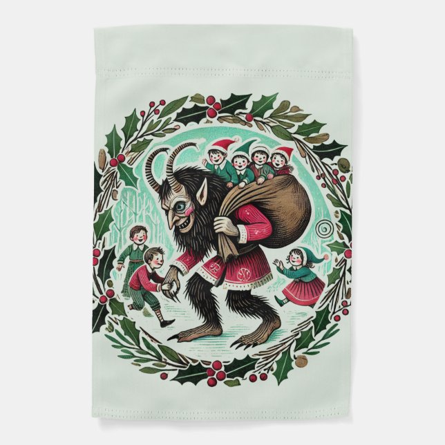 Krampus Christmas                                  Garden Flag (Front)