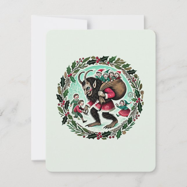 Krampus Christmas                                  Holiday Card (Front)