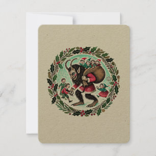 Krampus Christmas Holiday Card