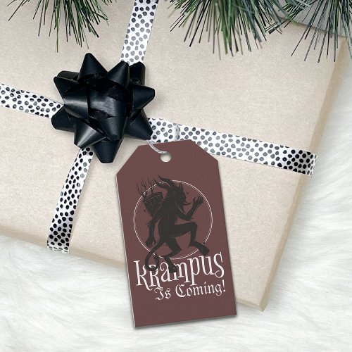 Krampus Christmas Holiday Gift Tags